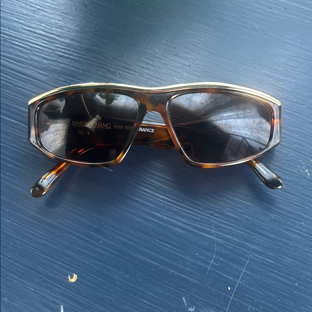 Simon Chang for Renaissance 1980’s Vintage Tortoise Sunglasses
